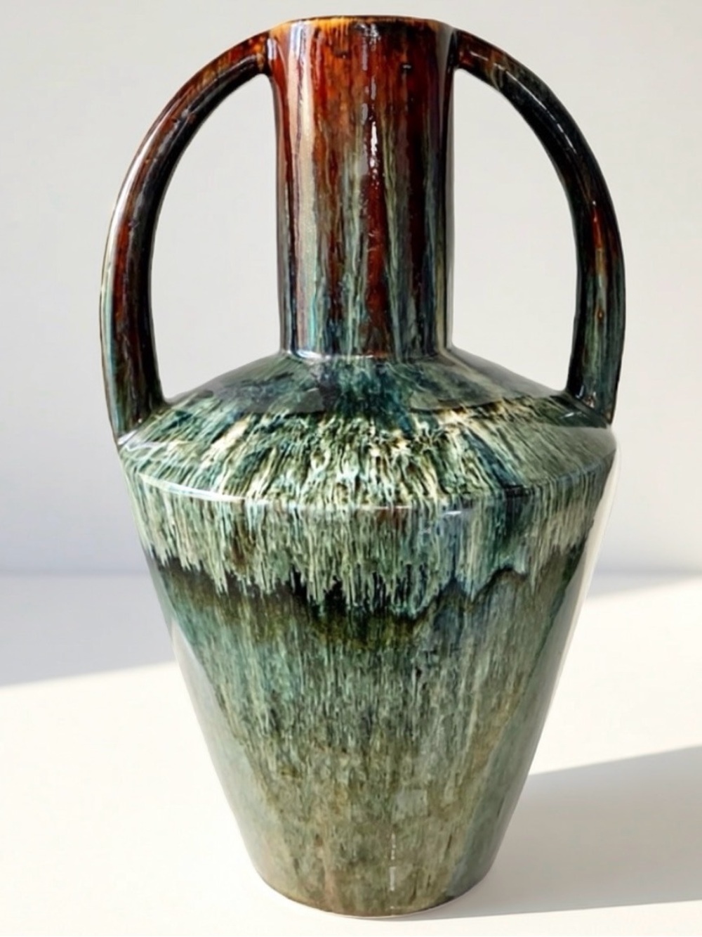 Large 18” Z Gallerie Santorini Floor Vase